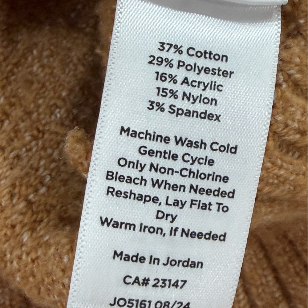 Talbots Sweatshirt, medium, tan - Picture 3 of 7